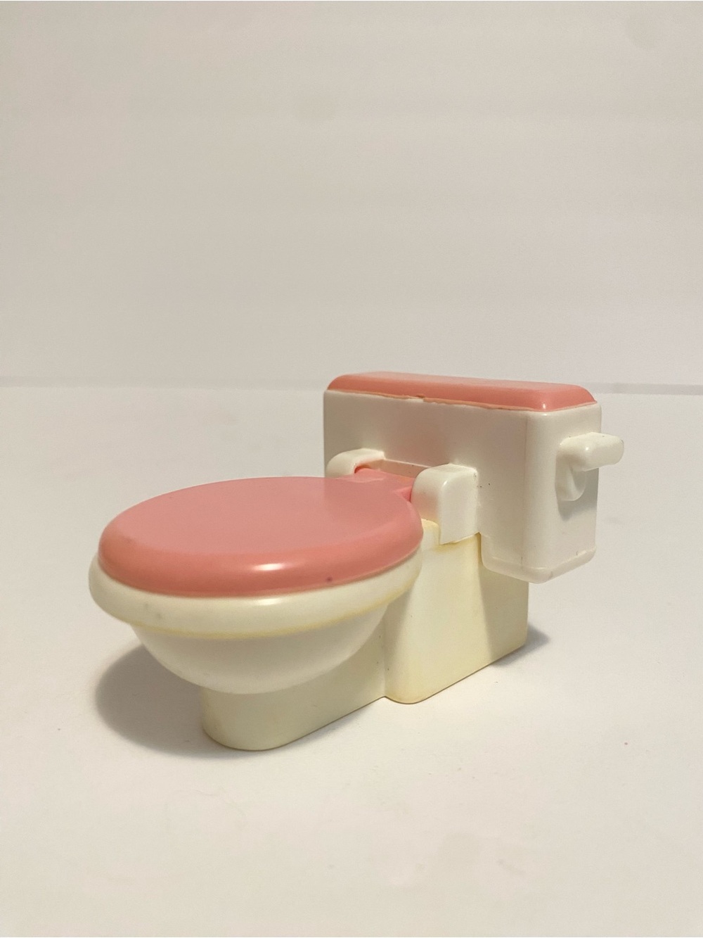 Fisher Price Loving Family Dollhouse Furniture Toilet Bathroom Toy 1993 Vintage